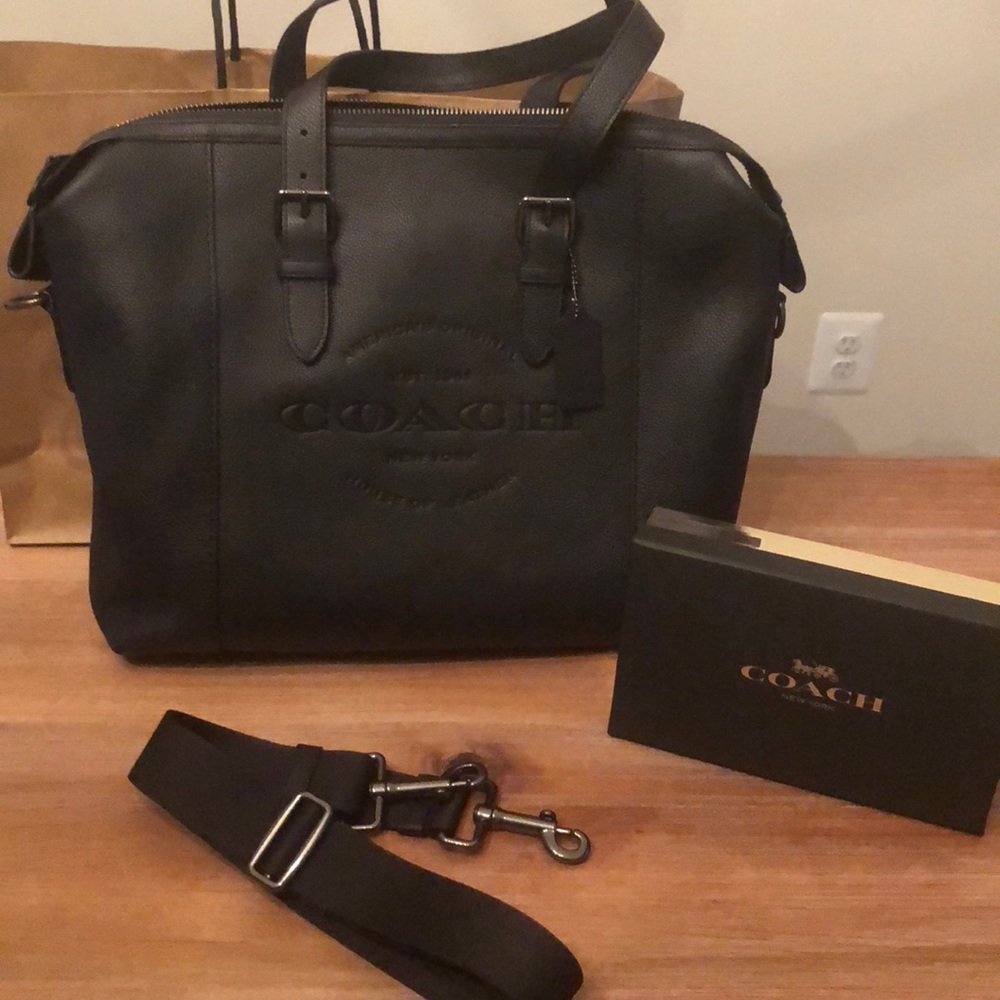 Coach Hudson Brief Black